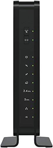 NETGEAR C3700-100NAR C3700-NAR DOCSIS 3.0 WiFi Cable Modem Router with N600 8x4 Download speeds for Xfinity from Comcast, Spectrum, Cox, Cablevision (Renewed)