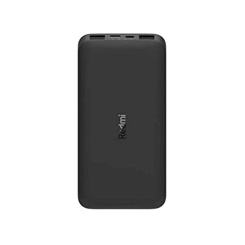 Xiaomi Redmi Power Bank 20000mAh, 18W Fast Charge, Dual USB-A Output, Two Input Ports, iPhone, iPad, Samsung Galaxy, Android and Other Smart Devices