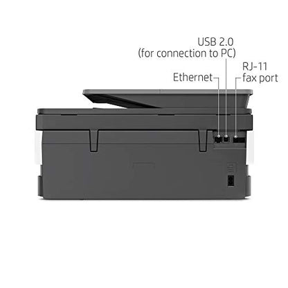 HP OfficeJet Pro 8025 All-in-One Wireless Printer, Smart Home Office Productivity, HP Instant Ink, Works with Alexa (1KR57A)