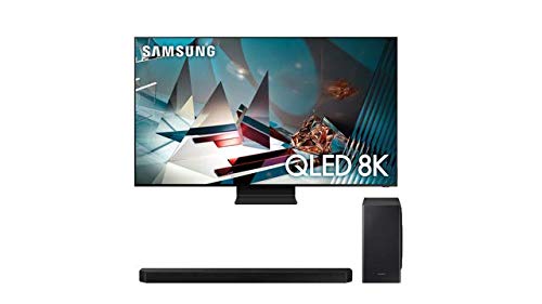 Samsung QN65Q800TA 65" QLED 8K Quantum Ultra High Definition Smart TV with a Samsung HW-Q900T 7.1.2 Channel Soundbar with Dolby Atmos and DTS:X (2020)
