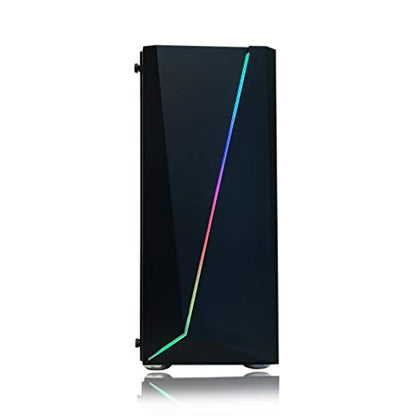 Gaming PC Desktop Computer by Alarco Intel i5 3.10GHz,8GB Ram,1TB Hard Drive,Windows 10 pro,WiFi Ready,Video Card Nvidia GTX 650 1GB, 3 RGB Fans with Remote