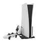 Vertical Stand for PS5 Console and Playstation 5 Digital Edition, Zamia Magnetic Suction Charging Station Dock with Dual Controller Charger Ports for PS5 and DualSense