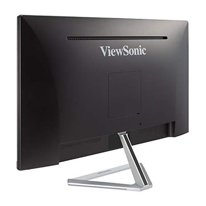 ViewSonic VX2776-4K-MHD 27 Inch Frameless 4K UHD IPS Monitor with HDR10 HDMI and DisplayPort for Home and Office,Black