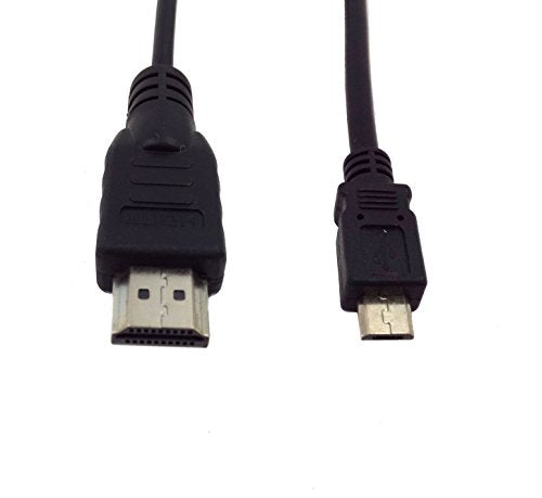 HDMI to Micro USB Cable, Qaoquda 1M/ 3.3ft HDMI Male to Micro USB Male Data Charging Cord Converter Connector Cable
