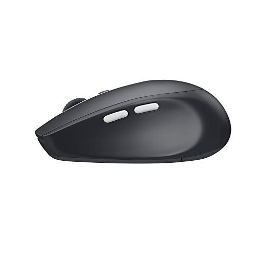 Logitech M585 Multi-Device Wireless Mouse – Control and Move Text/Images/Files Between 2 Windows and Apple Mac Computers and Laptops with Bluetooth or USB, 2 Year Battery Life, Graphite