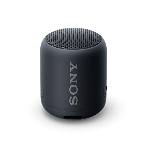 Sony SRS-XB12 Mini Bluetooth Speaker Loud Extra Bass Portable Wireless Speaker with Bluetooth -Loud Audio for Phone Calls- Small Waterproof and Dustproof Travel Music Speakers Black SRS-XB12/B