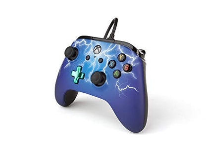 PowerA Enhanced Wired Controller for Xbox One - Spider Lightning