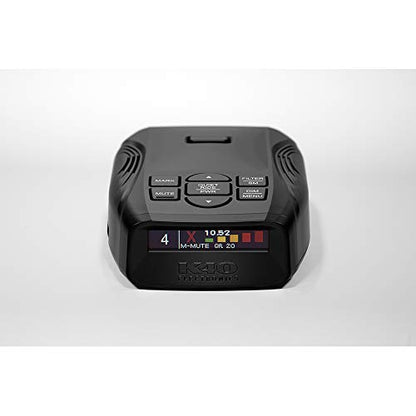 K40 Electronics Platinum100 Portable Radar Laser Detector and Wireless Remote Control Bundle | GPS | Long Range Detection | OLED | Advanced Filtering