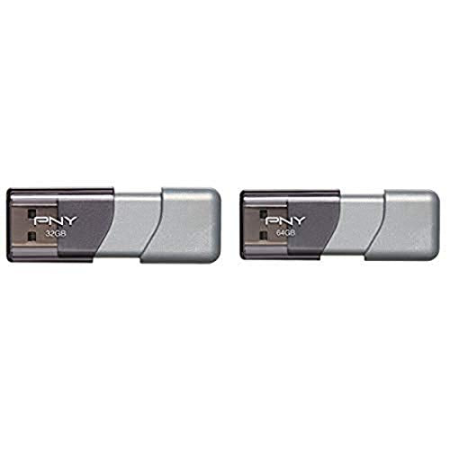 PNY 32GB Turbo Attaché 3 USB 3.0 Flash Drive - (P-FD32GTBOP-GE) and PNY 64GB Turbo Attaché 3 USB 3.0 Flash Drive - (P-FD64GTBOP-GE)