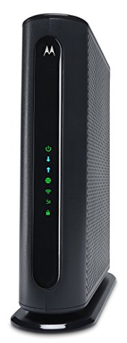 MOTOROLA MG7540 16x4 Cable Modem Plus AC1600 Dual Band Wi-Fi Gigabit Router with DFS, 686 Mbps Maximum DOCSIS 3.0 & Fire TV Stick Streaming Media Player with Alexa Built in