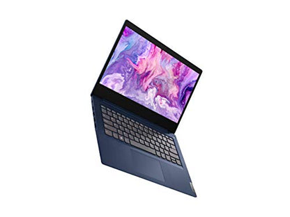 Lenovo IdeaPad 3 14" Laptop, 14.0" FHD 1920 x 1080 Display, AMD Ryzen 5 3500U Processor, 8GB DDR4 RAM, 256GB SSD, AMD Radeon Vega 8 Graphics, Narrow Bezel, Windows 10, 81W0003QUS, Abyss Blue