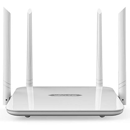 WAVLINK 1200Mbps WiFi Router High Power Wireless WiFi Home Gigabit Router Dual Band（5GHz+2.4GHz Smart Internet Router,High Speed WiFi Long Range Coverage for Gaming and Works/2 x 2 MIMO 5dBi Antennas