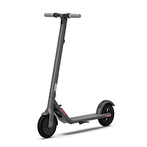 Segway Ninebot E22 Electric Kick Scooter, Upgraded Motor Power, 9-inch Dual Density Tires, Lightweight and Foldable, Dark Grey