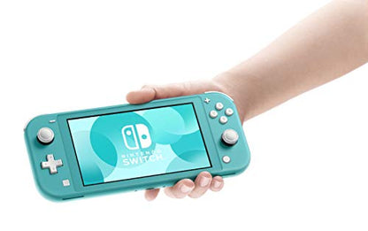 Newest Nintendo Switch Lite - 5.5" Touchscreen Display, Built-in Plus Control Pad - Family Holiday Gaming Bundle - 802.11ac WiFi, Bluetooth 4.1 - iPuzzle 9-in-1 Carrying Case - Turquoise