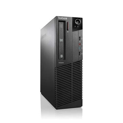 Lenovo ThinkCentre M78 Small Form Factor Desktop Computer (AMD A8-6500B 3.4GHz, 16GB DDR3 RAM, 256GB SSD Drive, DVD-ROM,USB WiFi, Windows 10 Pro (64-Bit) with 22" Webcam LCD Bundle (Renewed)