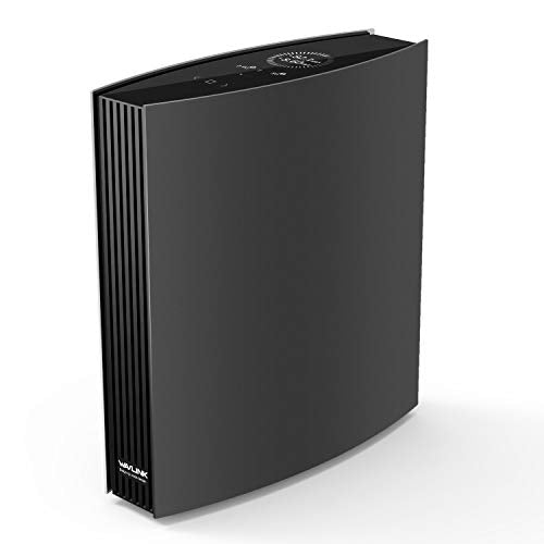 WAVLINK AC3200 Smart WiFi Router - Gigabit Router Dual Band Extender Repeater Wireless Internet with USB 3.0 Port, LCD Screen - Supports Guest WiFi, Parent Control, MU-MIMO, Beamforming - Black