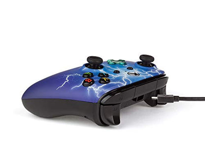 PowerA Enhanced Wired Controller for Xbox One - Spider Lightning