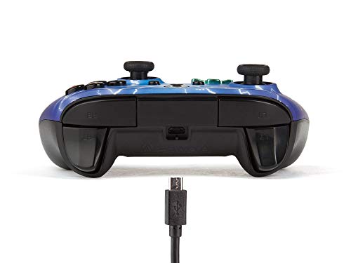 PowerA Enhanced Wired Controller for Xbox One - Spider Lightning