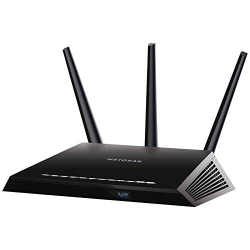 NETGEAR Nighthawk Smart Wi-Fi Router (R6900P) - AC1900 Wireless Speed (Up to 1900 Mbps) | Up to 1800 Sq Ft Coverage & 30 Devices | 4 x 1G Ethernet and 1 x 3.0 USB ports | Armor Security