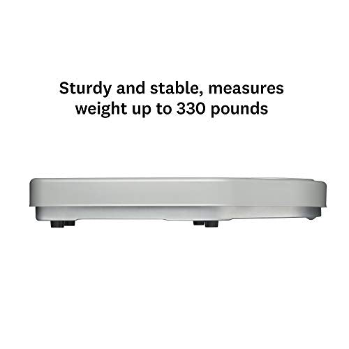 Thinner Extra-Large Dial Analog Precision Bathroom Scale, Analog Bath Scale, Measures Weight Up to 330 Lbs.