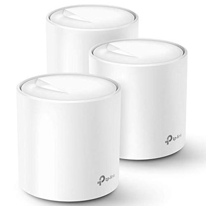 TP-Link Deco WiFi 6 Mesh WiFi System(Deco X20) - Covers up to 5800 Sq.Ft. , AX1800 Wi-Fi 6, Replaces WiFi Routers and WiFi Extenders, Parental Control, Works with Alexa, 3-Pack