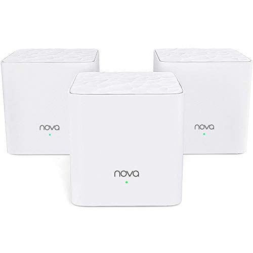 Tenda Whole Home Mesh WiFi System - Dual Band AC1200 Router Replacement for SmartHome,Works with Amazon Alexa for 3500 sq.ft 5+ Room Coverage (MW3 3PK)