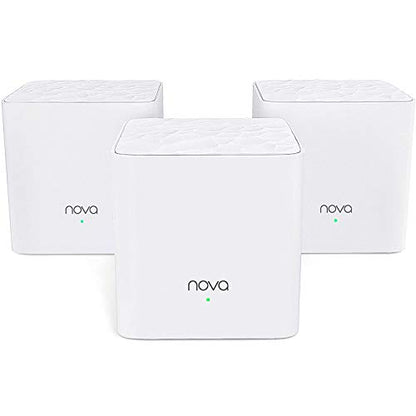 Tenda Whole Home Mesh WiFi System - Dual Band AC1200 Router Replacement for SmartHome,Works with Amazon Alexa for 3500 sq.ft 5+ Room Coverage (MW3 3PK)