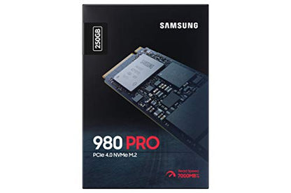 SAMSUNG 980 PRO 250GB PCIe NVMe Gen4 Internal Gaming SSD M.2 (MZ-V8P250B)