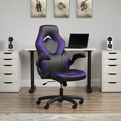 OFM ESS Collection GAMING CHAIR PURPLE, Racing Style