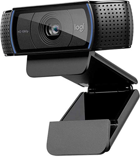 Logitech HD Pro Webcam C920, 1080p Widescreen Video Calling and Recording (960-000764)