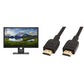 Dell E Series 23-Inch Screen LED-lit Monitor (Dell E2318Hx) & AmazonBasics High-Speed 4K HDMI Cable, 6 Feet, 1-Pack