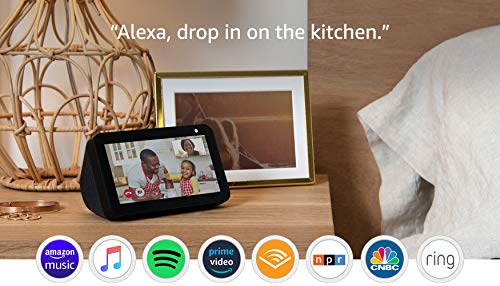 Echo Show 5 -- Smart display with Alexa – stay connected with video calling - Charcoal