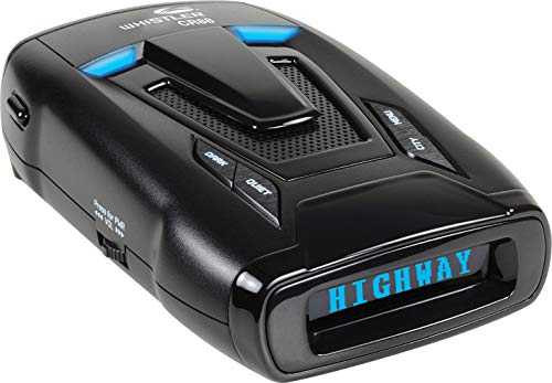 Whistler CR88 High Performance Laser Radar Detector: 360 Degree Protection and Bilingual Voice Alerts,Black
