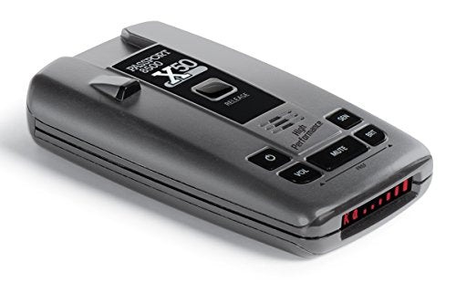 Escort Passport 8500x50 Radar Detector (Black), Red Display, SmartCord USB Included, Sensitivity Control