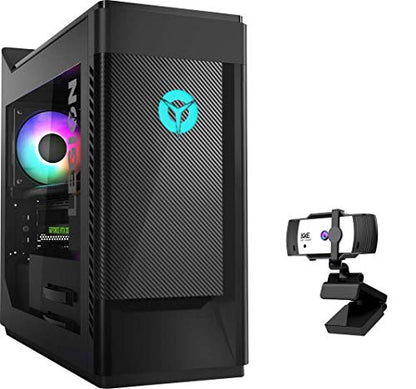 Lenovo Legion Tower 5 Gaming Desktop, 10th Gen Intel Core i5-10400F Processor up to 4.30GHz, GeForce GTX 1650 Super Graphics, 32GB RAM, 1TB PCIe SSD+2TB HDD, RGB Light, Win10 Home, KKE 1080P Webcam