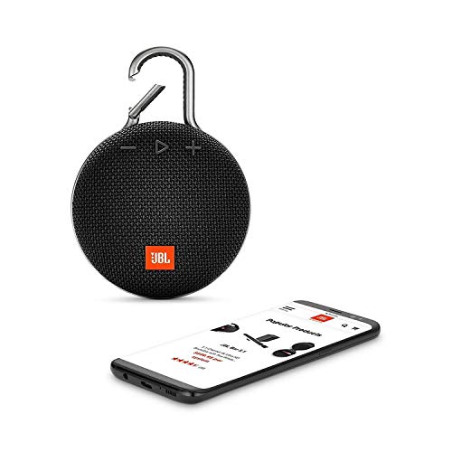 JBL CLIP 3 - Waterproof Portable Bluetooth Speaker - Black