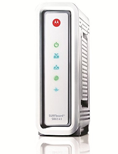 Motorola SB6141 (Comcast, TWC, Cox Version) - DOCSIS 3.0 White Cable Modem [Bulk Packaging]