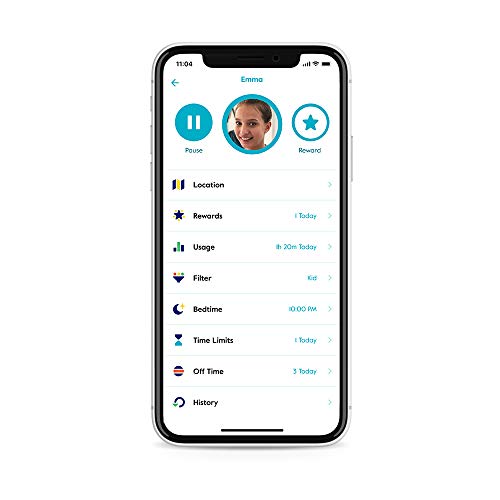 Circle Home Plus (2nd Gen) - Parental Controls for Internet and Mobile Devices - Works on WiFi, Android and iOS Devices - Control Apps, Set Screen Time Limits and Block Content - 1-YR Subscription
