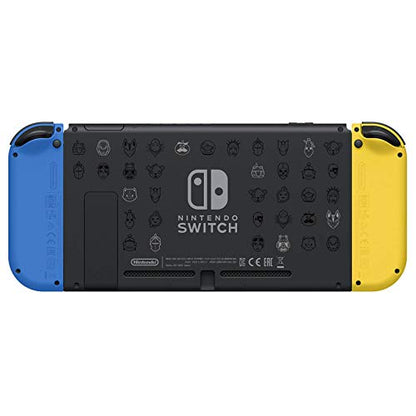 Newest Nintendo Switch Fort nite Wildcat with Yellow and Blue Joy-Con - 6.2" Touchscreen LCD Display, 32GB Internal Storage, 802.11AC WiFi, Bluetooth 4.1- iPuzzle 128GB SD Card + 11-in-1 Carrying Case