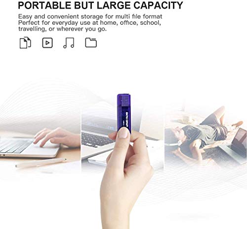 Micro Center SuperSpeed Single Pack 64GB USB 3.0 Flash Drive Gum Size Memory Stick Thumb Drive Data Storage Jump Drive (64G)