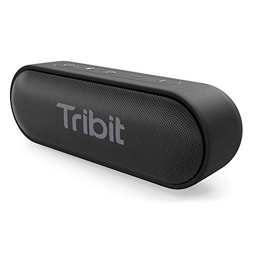 Tribit XSound Go Bluetooth Speaker with 16W Loud Sound & Rich Bass, 24H Playtime, IPX7 Waterproof, Wireless Stereo Pairing, USB-C, Portable Wireless Speaker for Home, Outdoors, Travel (Upgraded)