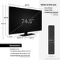 SAMSUNG 75-inch Class QLED Q80T Series - 4K UHD Direct Full Array 12X Quantum HDR 12X Smart TV with Alexa Built-in (QN75Q80TAFXZA, 2020 Model)