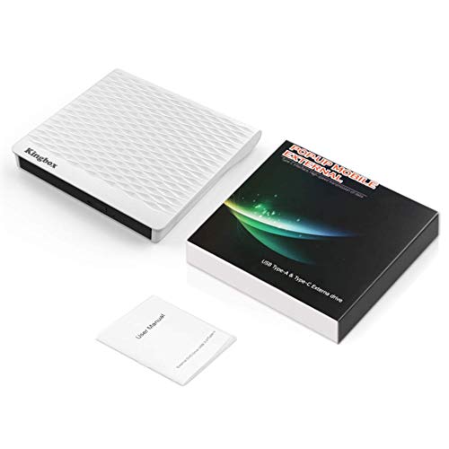 External CD Drive for Laptop, Portable High-Speed USB 3.0 Type-C CD Burner/DVD Reader Writer for PC Desktops, Compatible with Windows/Mac OSX/Linux