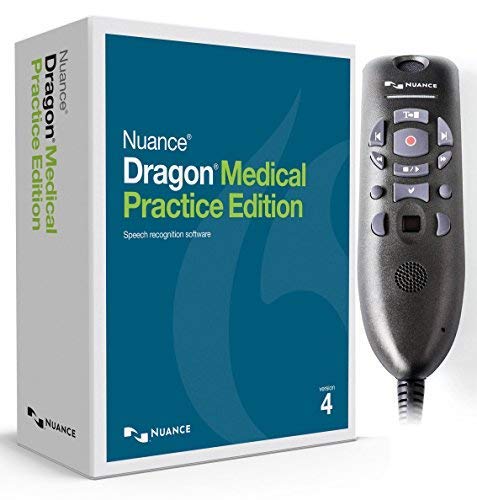 Nuance Dragon Medical Practice Edition 4 with Powermic III for Windows (Microphone with 9 Foot Cable)