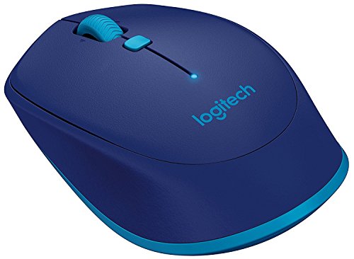Logitech M535 Bluetooth Mouse – Compact Wireless Mouse with 10 Month Battery Life works with any Bluetooth Enabled Computer, Laptop or Tablet running Windows, Mac OS, Chrome or Android, Blue