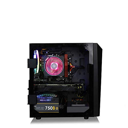 CLX Set Performance Gaming PC, Wraith Prism Cooled AMD Ryzen 7 3800X 3.9GHz 8-Core, B450 MATX, GeForce RTX 2080 Ti 11GB, 16GB DDR4, 960GB SSD, WiFi, Black Mini-Tower RGB Fans, Windows 10 Home