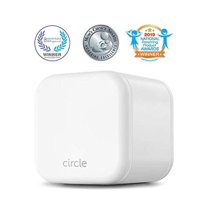 Circle Home Plus (2nd Gen) - Parental Controls for Internet and Mobile Devices - Works on WiFi, Android and iOS Devices - Control Apps, Set Screen Time Limits and Block Content - 1-YR Subscription