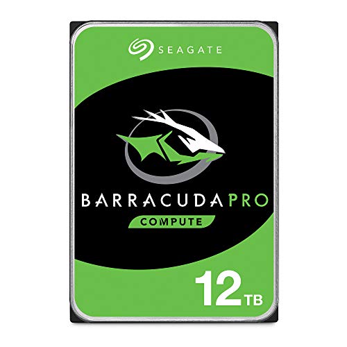 Seagate BarraCuda Pro 12TB Internal Hard Drive Performance HDD – 3.5 Inch SATA 6 Gb/s 7200 RPM 256MB Cache for Computer Desktop PC Laptop, Data Recovery – Frustration Free Packaging (ST12000DM0007)