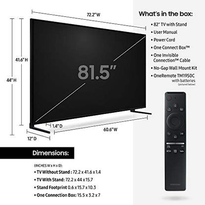 Samsung QN82Q900RBFXZA Flat Screen 82-Inch QLED 8K Q900 Series Ultra HD Smart TV with HDR and Alexa Compatibility (2019 Model)