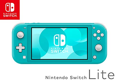 Newest Nintendo Switch Lite - 5.5" Touchscreen Display, Built-in Plus Control Pad - Family Holiday Gaming Bundle - 802.11ac WiFi, Bluetooth 4.1 - iPuzzle 9-in-1 Carrying Case - Turquoise